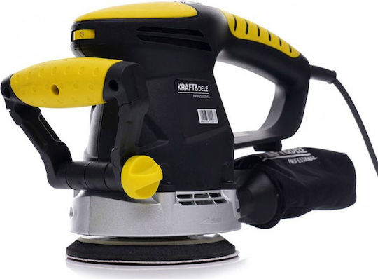 Kraft & Dele KD1678-Y Έκκεντρο Τριβείο 125mm Ρεύματος 1200W με Ρύθμιση Ταχύτητας και με Σύστημα Αναρρόφησης