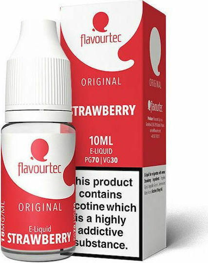 Flavourtec Готова Течност за Пълнене Strawberry с Плодови Вкус 12мг 10мл
