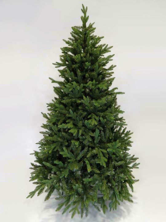 Νορβηγίας Christmas Green Tree with Metallic Base and Built in Branches H240cm