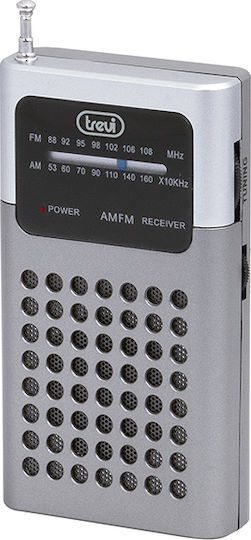 Trevi RA-714 Φορητό Ραδιόφωνο Μπαταρίας Ασημί