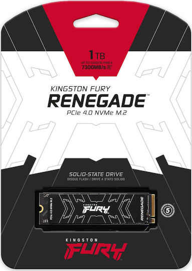 Kingston Fury Renegade SSD 1TB M.2 NVMe PCI Express 4.0 SFYRS/1000G