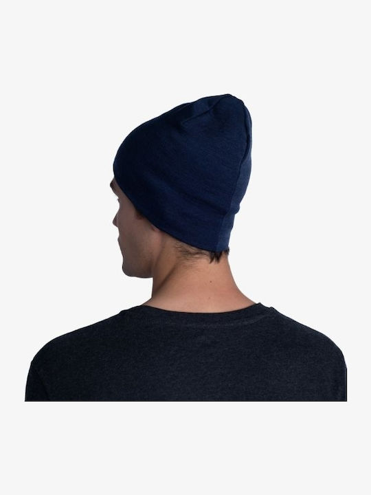 Beanie Beanie Knitted in Navy Blue color