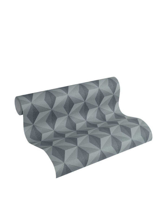 Wallpaper 3D New Life Vinyl Gray L1005xW53cm