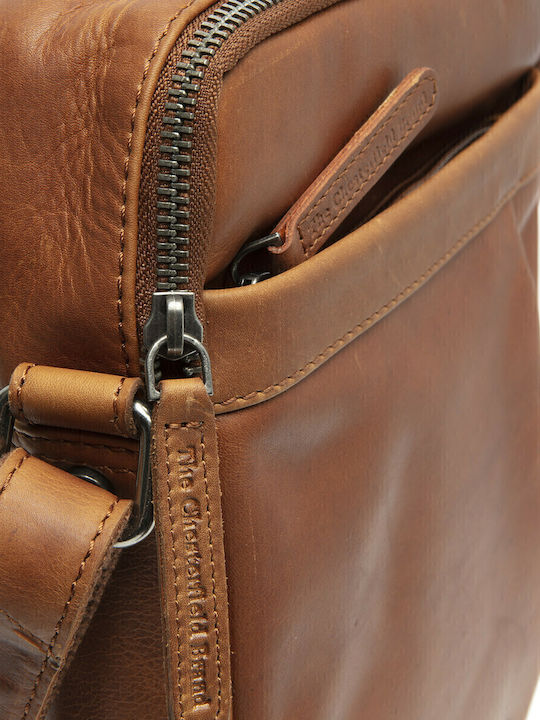 Leather Men's Bag Shoulder / Crossbody Tabac Brown