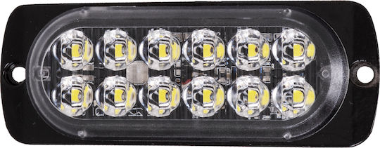 GloboStar Car Signaling Bar LED 12 / 24V Waterproof 67cm with White Lighting