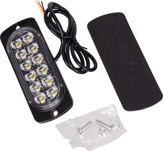 GloboStar Car Signaling Bar LED 12 / 24V Waterproof 67cm with White Lighting