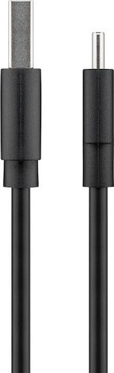 Goobay USB 2.0 Cable USB-C male - USB-A 15W Black 2m (59122)