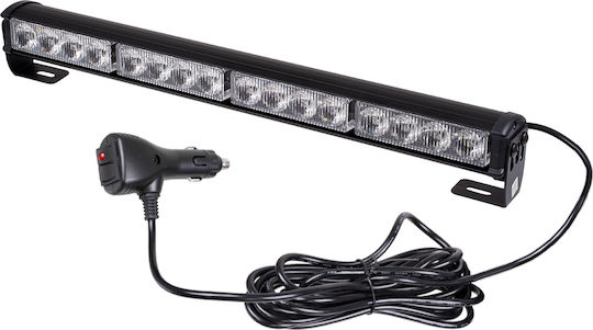 GloboStar Μπάρα Σήμανσης Αυτοκινήτου LED 10 - 30V Αδιάβροχη 45cm με Πράσινο Φωτισμό