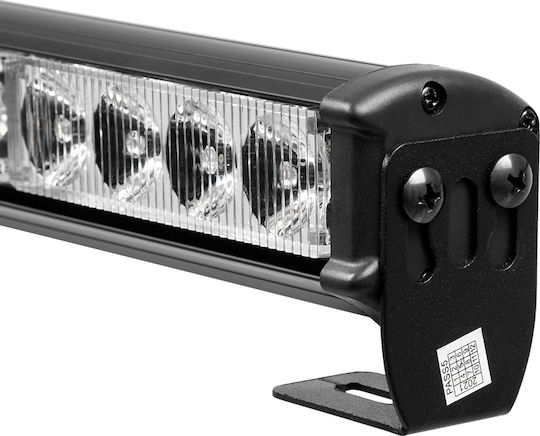 GloboStar Μπάρα Σήμανσης Αυτοκινήτου LED 10 - 30V Αδιάβροχη 45cm με Πράσινο Φωτισμό