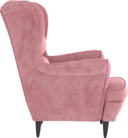 Bergère Catifelat Roz 81x90x96.5cm