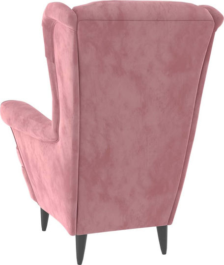 Bergère Catifelat Roz 81x90x96.5cm