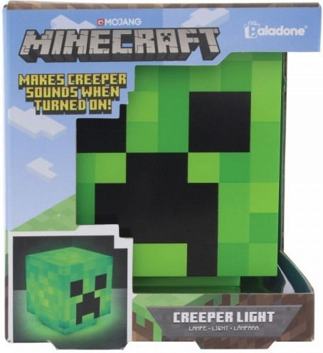 Paladone Lampă decorativă pentru copii Minecraft Creeper Verde 11εκ.