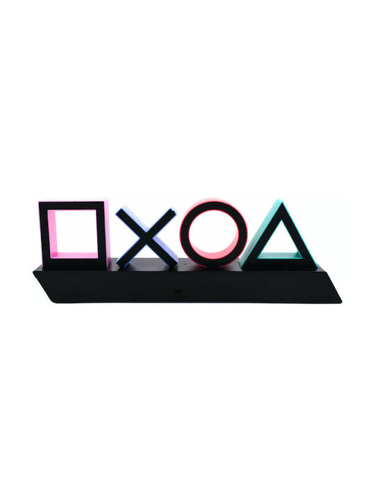 Kids Decorative Lamp Light Icons with Color Changes Multicolour 30.5x10.5x6εκ.