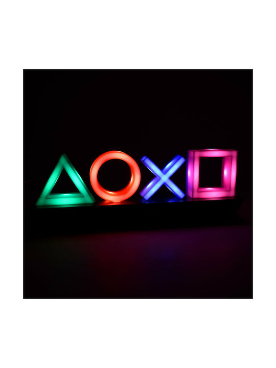 Kids Decorative Lamp Light Icons with Color Changes Multicolour 30.5x10.5x6εκ.