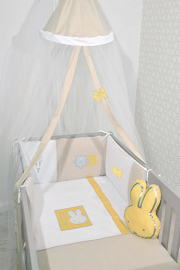 Miffy Mosquito Net Crib Tulle 48-8703/64-1 Beige 550x180cm