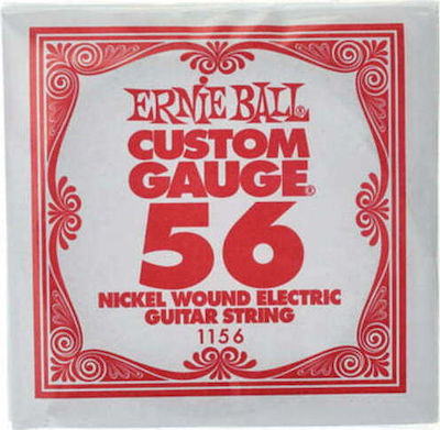 Ernie Ball Corzi Nichel Wound Individuale 6buc pentru Chitară electrică Custom Gauge .056"