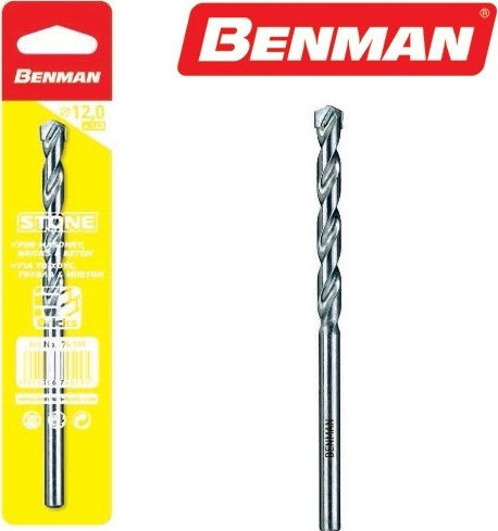 Benman Diamond Drill with Cylindrical Shank for Masonry 6x100mm