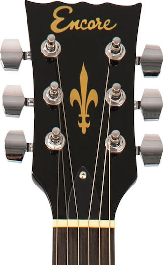 Encore E99 Electric Guitar for Left-handed Single cut with HH Pickup Configuration Black