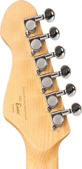 Encore E6 Elektrische Gitarre Stratocaster mit SSS Tonabnehmerkonfiguration Sunburst