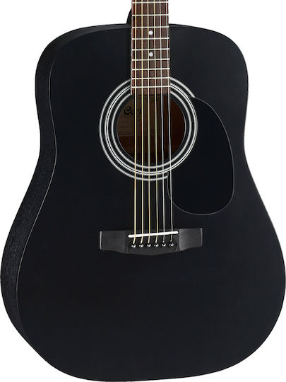 Cort Akustisch Gitarre AD810 Dreadnought Schwarzer Satin