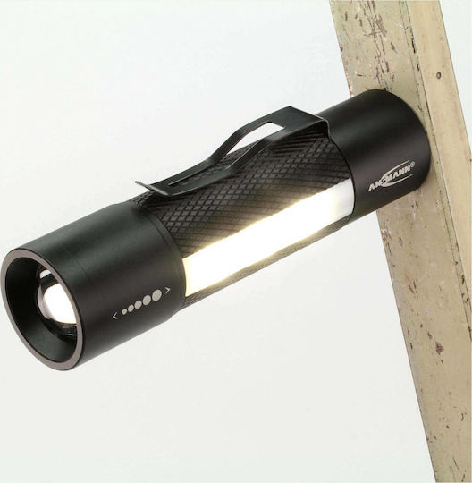 Ansmann Taschenlampe LED IP54 Doppelte Funktion mit maximaler Helligkeit 180lm Future Multi 3in1 Schwarz