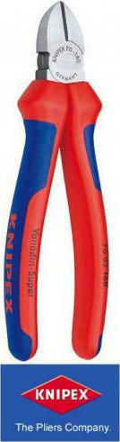 Knipex Side Cutter Angled Electrician Length 180mm