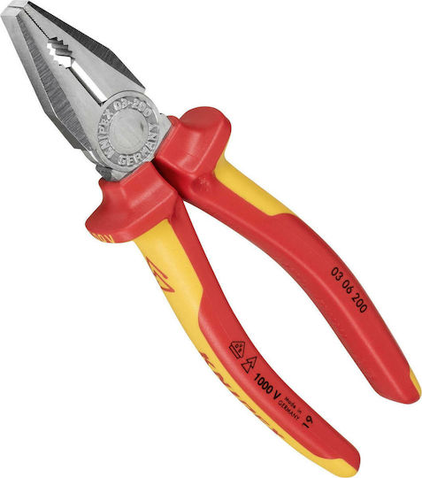 Knipex Plier Straight Electrician Length 200mm