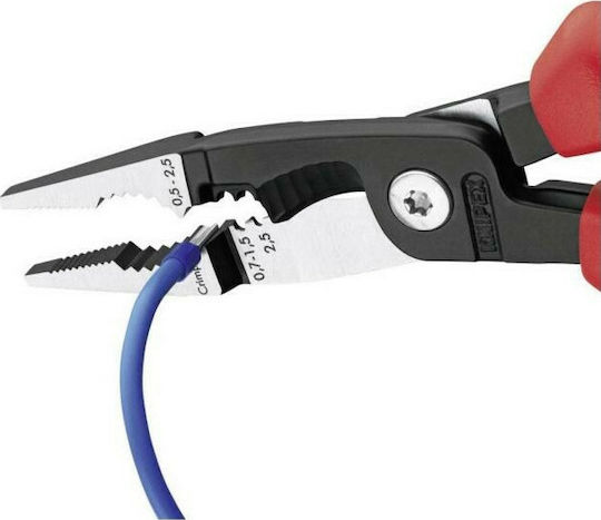 Knipex Μυτοτσίμπιδο Ίσιο Ηλεκτρολόγου Μήκους 200mm
