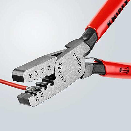 Knipex Crimping Pliers Cross-Section Range 0.25 - 2.5mm² Length 145mm