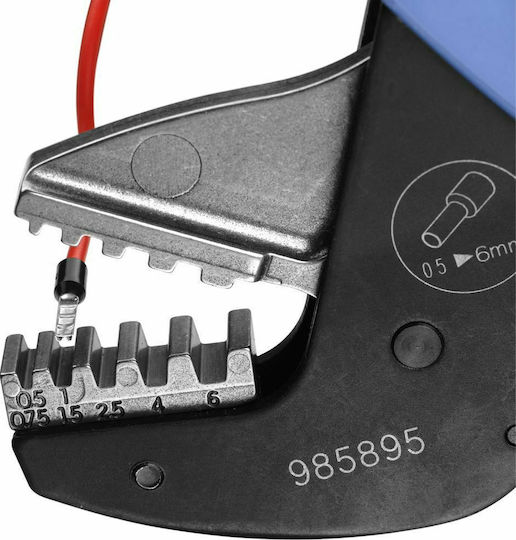 Facom Crimping Tool with Ratchet Mechanism (Length 230mm)