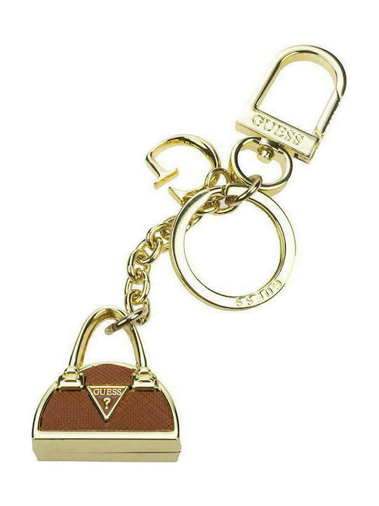 Guess Keychain Metallic Eye Brown