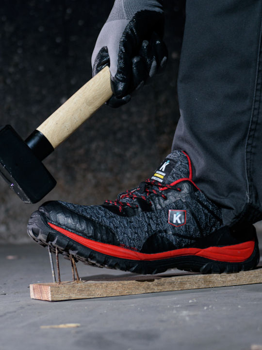 Krausmann Revolution Low Safety Black S1P with Certification SRA,SRC