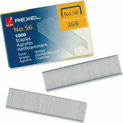 Rexel Staples 26/6 1000pcs 124061310