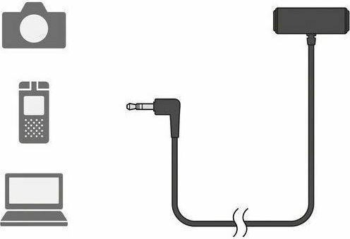 Sony ECM-LV1 Πυκνωτικό Μικρόφωνο 3.5mm Πέτου, Clip On Δημοσιογραφικό