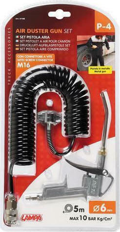 Lampa P-4 Air Blower with Hose 5m 6mm 10bar Connector M16
