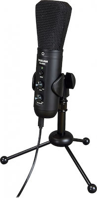 Tascam 3.5mm / USB Microphone TM-250U Shock Mounted/Clip On for Studio