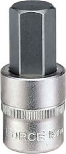 Force Bit-Stecknuss mit Inbusschlüssel-Bit und Antriebsvierkant 1/2'' Größe H9x55mm 1Stück