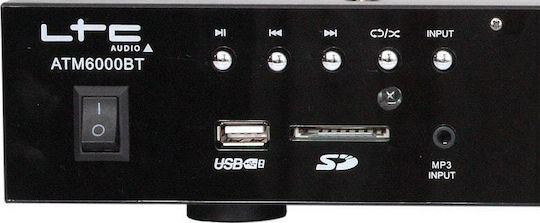 LTC Audio Ενισχυτής Karaoke ATM6000BT ATM6000BT Μαύρος