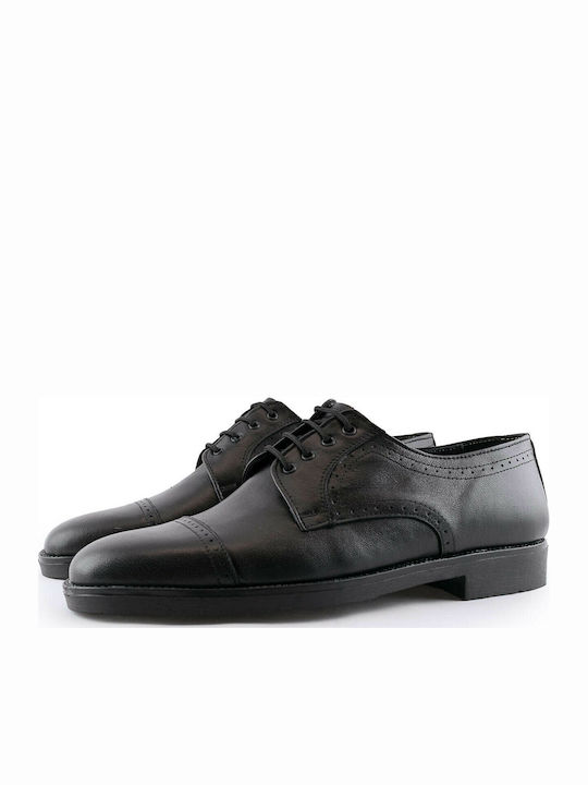 64 Men's Leather Casual Shoes Black