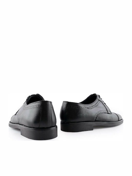 64 Men's Leather Casual Shoes Black