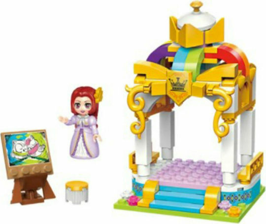 Qman Τουβλάκια Princess Leah Rainbow Throne για 6+ Ετών 146τμχ