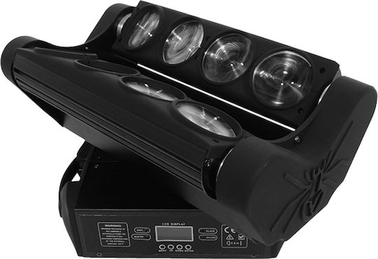 GloboStar Φωτορυθμικό Beam LED DMX με Ρομποτική Κεφαλή Super RGBW