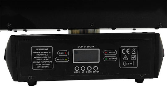 GloboStar Φωτορυθμικό Beam LED DMX με Ρομποτική Κεφαλή Super RGBW