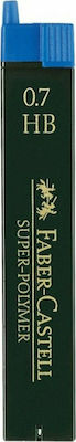 Faber-Castell 12 Μύτες Μολυβιού Super Polymer Πάχους 0.7mm Τύπου HB