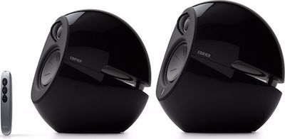 Edifier e25HD Luna HD Black Home Entertainment Active Speaker 2 No of Drivers Wi-Fi Connected and Bluetooth 74W Black (Pair)