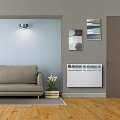 Atlantic F19 Design Конвектор Стена 500W 39.1x46.1см Бял