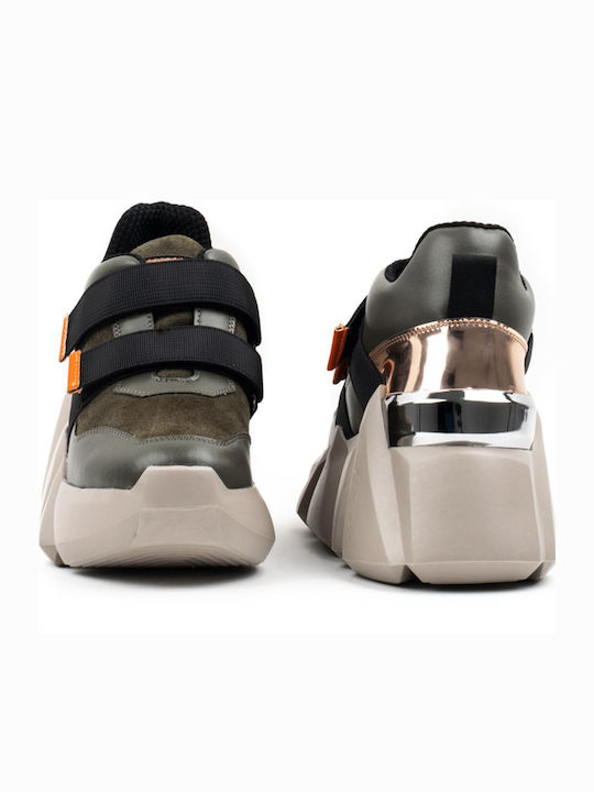 Shuffle Γυναικεία Chunky Sneakers Πράσινα
