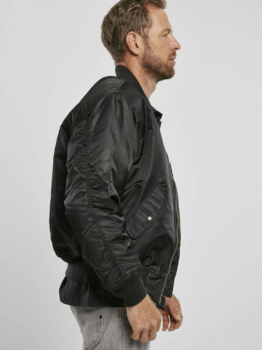 Winter Jacke Bomber Wasserdicht Schwarz
