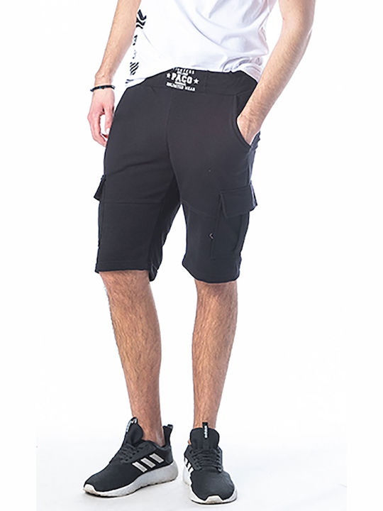 Paco & Co Herrenshorts Cargo Schwarz