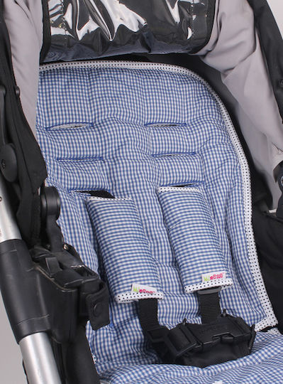 Minene Stroller Mattress Double Sided 35x75cm Light Blue OS